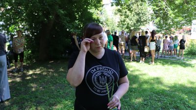 В Охтирці попрощалися з піхотинцем Володимиром Острих В Охтирці попрощалися з піхотинцем Володимиром Острих