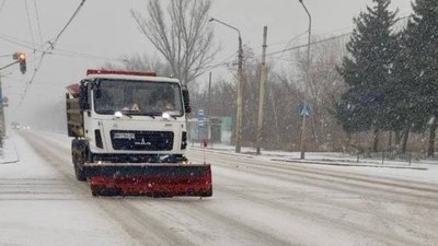 Сніг в Донецькій області