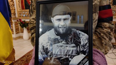 Портрет Михайла Зезекала з Зіньківської громади, який загинув на війні Портрет Михайла Зезекала з Зіньківської громади, який загинув на війні