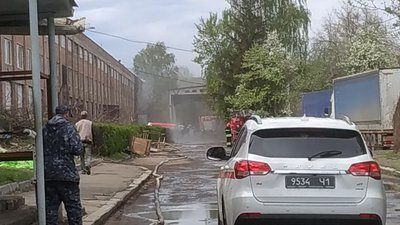 У Черкасах спалахнув склад шовкового комбінату У Черкасах спалахнув склад шовкового комбінату