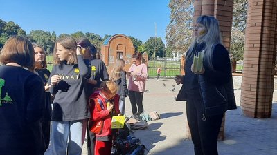 У Ромнах провели акцію на підтримку лікування хворих на СМА дітей (ФОТО)