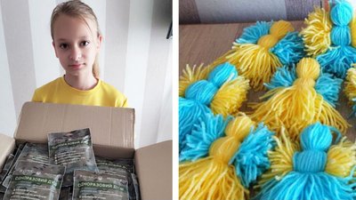 Дитячий фронт: як 9-річна дівчинка з Черкащини допомагає ЗСУ