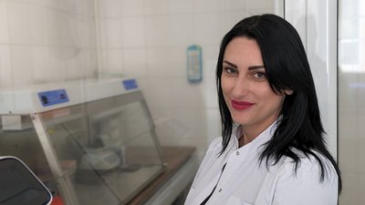 Юлія Грицієнко, завідувачка відділу біологічних досліджень та обліку. Юлія Грицієнко, завідувачка відділу біологічних досліджень та обліку.