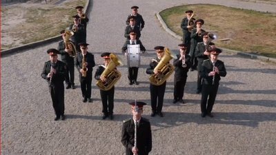Музичне дефіле до Дня Конституції: військовий оркестр зіграв у Луцькому замку