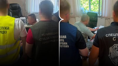 Ексначальники районних ТЦК на Буковині під час повідомлення їм підозри