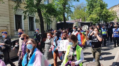 У центрі Києва відбувся Транс-Марш. Як це було У центрі Києва відбувся Транс-Марш. Як це було