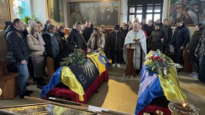 Херсон, прощання, загинули військові, бійці, війна 