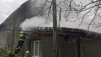 У Міжгір'ї горіла котельня в приватному будинку (ФОТО)