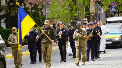 В Ужгороді попрощалися із загиблим військовим Володимиром Мудріком
