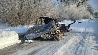 Знищена армією РФ авто "швидкої" на Сумщині