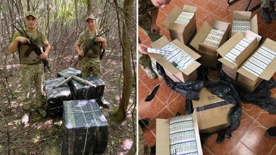 За добу три спроби контрабанди сигарет виявили прикордонники на Закарпатті За добу три спроби контрабанди сигарет виявили прикордонники на Закарпатті
