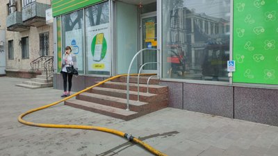 В центрі Житомира пожежа – загорілася аптека В центрі Житомира пожежа – загорілася аптека