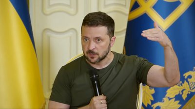 Президент України Володимир Зеленський під час пресконференції