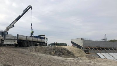 На дорозі "Львів-Луцьк" почали зводити новий міст на місці зруйнованого