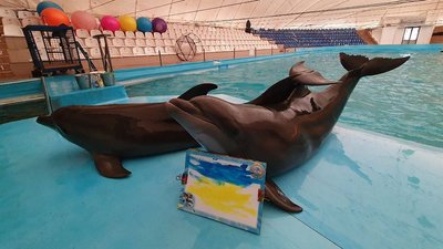 Більшість тварин з харківського дельфінарію евакуювали