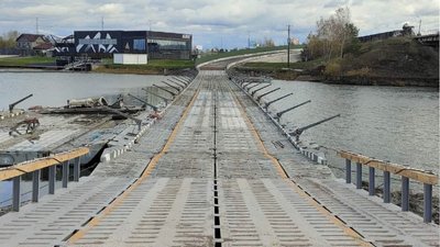У Вишгороді на ремонт закривають міст, пошкоджений на початку повномасштабної війни