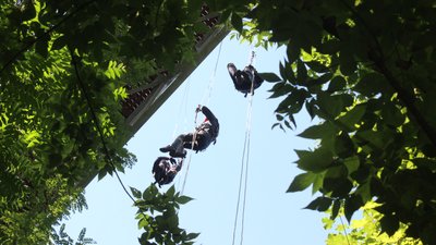 Черкаські рятувальники вчилися працювати на висоті
