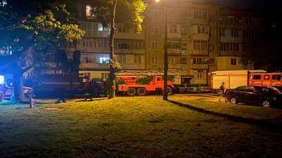 У Франківську з пожежі врятували чоловіка та двох собак У Франківську з пожежі врятували чоловіка та двох собак