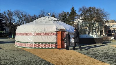 У Харкові запрацювала юрта незламності: фото У Харкові запрацювала юрта незламності: фото