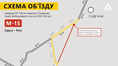 На трасі Одеса-Рені обмежили рух транспорту через ремонт На трасі Одеса-Рені обмежили рух транспорту через ремонт
