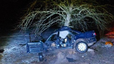 На Рівненщині авто з школярами врізалося в дерево. Водій загинув, пасажири – у лікарні На Рівненщині авто з школярами врізалося в дерево. Водій загинув, пасажири – у лікарні
