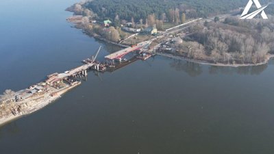 Ремонт мосту через Сулу у Градизькій ТГ на Полтавщині Ремонт мосту через Сулу у Градизькій ТГ на Полтавщині