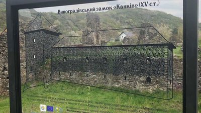На території замку Канків на Закарпатті виявили акт вандалізму На території замку Канків на Закарпатті виявили акт вандалізму