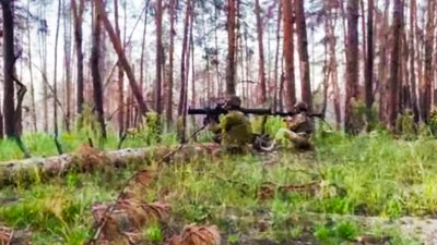 Волинські тероборонівці показали, як обстрілюють російські позиції