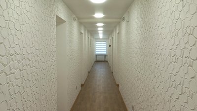 Гуртжиток для переселенців з Маріуполя, Дніпро, 27 квітня 2023 року. Гуртжиток для переселенців з Маріуполя, Дніпро, 27 квітня 2023 року.