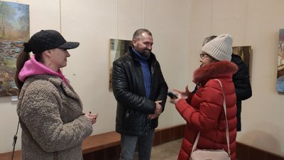 У Тернополі презентували персональну виставку харківського художника У Тернополі презентували персональну виставку харківського художника