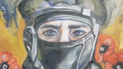 "Вільні люди": у Рівному діє виставка дитячих робіт, написаних за пів року війни "Вільні люди": у Рівному діє виставка дитячих робіт, написаних за пів року війни