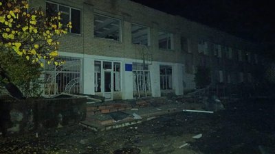 Пошкоджений ліцей в Ізюмі, 29 жовтня 2025 року
