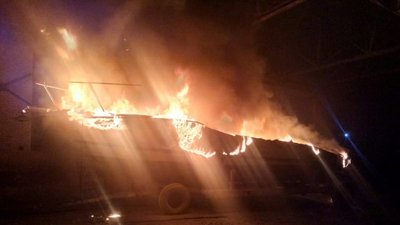 У Миколаєві в ангарі згорів катер