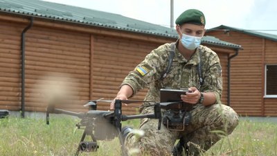 На базі центру підготовки Держприкордонслужби тестують коптери На базі центру підготовки Держприкордонслужби тестують коптери