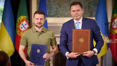 Володимир Зеленський Луїш Монтенегру