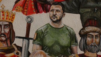 "Хочу об'єднати всіх українців". Як іванофранківка малює картину "Слава Україні" "Хочу об'єднати всіх українців". Як іванофранківка малює картину "Слава Україні"