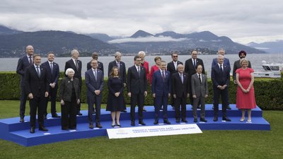 Міністри фінансів і керівники центральних банків на зустрічі міністрів фінансів G7