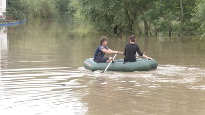 У прикарпатському селі Нижнів підтопило третину обійсть У прикарпатському селі Нижнів підтопило третину обійсть