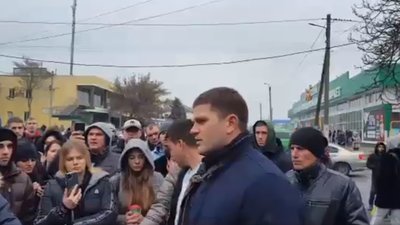 У Каховці тривають протести через вбивство місцевого жителя