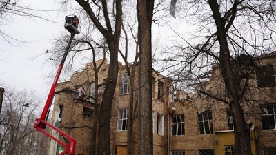 У якому стані медичний заклад, який постраждав внаслідок атаки дронів на Харків