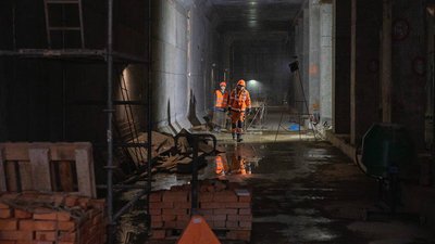 Триває будівництво метро на Виноградар