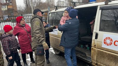 Евакуація людей з села Федорівки Вільхуватської громади, 21 лютого 2024 року Евакуація людей з села Федорівки Вільхуватської громади, 21 лютого 2024 року