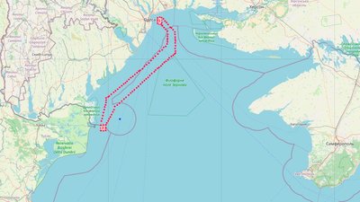 Як виглядатиме "зерновий коридор" з портів Чорного моря. Карта Як виглядатиме "зерновий коридор" з портів Чорного моря. Карта
