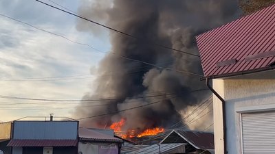 Пожежа на ринку в Бродах