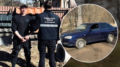 Викрадене авто, затримання підозрюваного, Франківщина