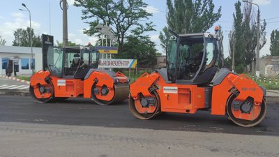 Триває ремонт ділянки автодороги М-14, що проходить через Миколаїв Триває ремонт ділянки автодороги М-14, що проходить через Миколаїв