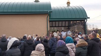 Під час освячення Всеукраїнського храму-пантеону в Лішні на Тернопільщині
