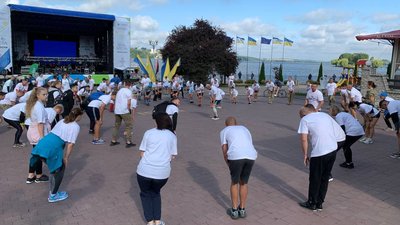 Тернополяни долучилися до Всеукраїнського забігу за Героїв України