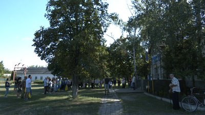 Село на Харківщині святкує День прапора України Село на Харківщині святкує День прапора України