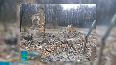 Вогонь знищив чотири будівлі: наслідки російських обстрілів у селі Єліне на Чернігівщині